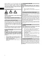 Preview for 12 page of Hilti TE 2-A18 Operating Instructions Manual