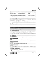 Preview for 35 page of Hilti TE 2-A22 Operating Instructions Manual