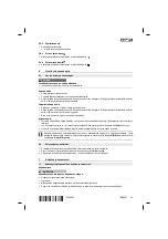 Предварительный просмотр 51 страницы Hilti TE 2-A22 Operating Instructions Manual