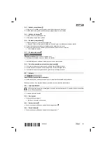 Предварительный просмотр 91 страницы Hilti TE 2-A22 Operating Instructions Manual