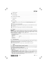 Предварительный просмотр 125 страницы Hilti TE 2-A22 Operating Instructions Manual