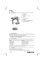 Предварительный просмотр 128 страницы Hilti TE 2-A22 Operating Instructions Manual