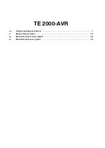 Preview for 6 page of Hilti TE 2000-AVR Manual