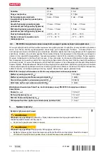 Preview for 78 page of Hilti TE 3-CL Original Operating Inctructions