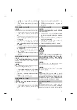 Предварительный просмотр 11 страницы Hilti TE 30-A36 Operating Instructions Manual