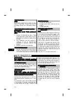 Preview for 212 page of Hilti TE 30-A36 Operating Instructions Manual