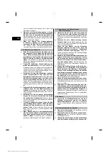 Предварительный просмотр 9 страницы Hilti TE 30-ATC Operating Instructions Manual