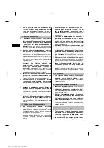 Preview for 47 page of Hilti TE 30-ATC Operating Instructions Manual