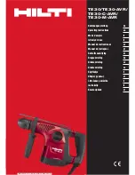 Preview for 1 page of Hilti TE 30-C-AVR Operating Instructions Manual