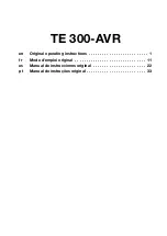 Предварительный просмотр 5 страницы Hilti TE 300-AVR Original Operating Instructions