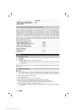 Предварительный просмотр 40 страницы Hilti TE 3000-AVR Original Operating Instructions