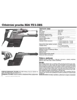 Предварительный просмотр 66 страницы Hilti TE 5-DRS Operating Instructions Manual