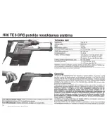 Предварительный просмотр 76 страницы Hilti TE 5-DRS Operating Instructions Manual