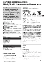 Preview for 46 page of Hilti TE 6-A Li Operating Instructions Manual