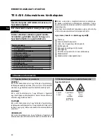 Предварительный просмотр 33 страницы Hilti TE 6-A36 Operating Instructions Manual