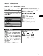 Предварительный просмотр 76 страницы Hilti TE 6-A36 Operating Instructions Manual