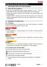 Preview for 7 page of Hilti TE 6-CL Original Operating Instructions