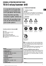 Предварительный просмотр 6 страницы Hilti TE 6-S Operating Instructions Manual