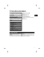 Preview for 3 page of Hilti TE 7-A Operating Instructions Manual