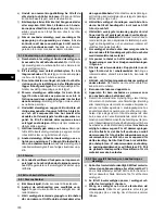 Preview for 104 page of Hilti TE 7 Operating Instructions Manual