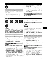 Preview for 151 page of Hilti TE 7 Operating Instructions Manual