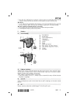 Предварительный просмотр 123 страницы Hilti TE 70-ATC/AVR Manual