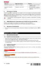 Предварительный просмотр 168 страницы Hilti TE 70-AVR Original Operating Instructions