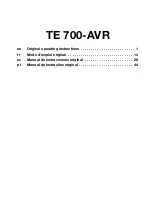 Preview for 5 page of Hilti TE 700-AVR Original Operating Instructions