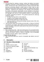 Preview for 12 page of Hilti TE 700-AVR Original Operating Instructions