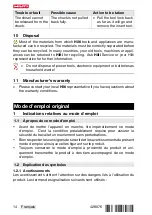 Preview for 20 page of Hilti TE 700-AVR Original Operating Instructions