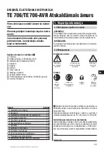 Preview for 134 page of Hilti TE 706 Operating Instructions Manual