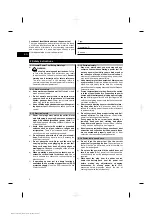 Предварительный просмотр 6 страницы Hilti TE 800-AVR Operating Instructions Manual