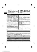 Предварительный просмотр 8 страницы Hilti TE 800-AVR Operating Instructions Manual