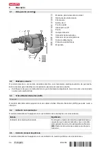 Preview for 60 page of Hilti TE 800 Operating Instructions Manual