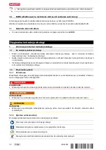 Preview for 76 page of Hilti TE 800 Operating Instructions Manual