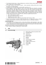 Preview for 99 page of Hilti TE 800 Operating Instructions Manual