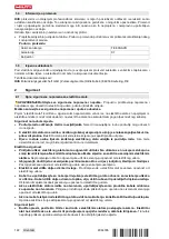 Preview for 126 page of Hilti TE 800 Operating Instructions Manual