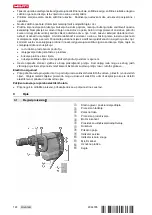 Preview for 128 page of Hilti TE 800 Operating Instructions Manual