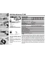 Предварительный просмотр 4 страницы Hilti TE 805 Instructions For Use Manual