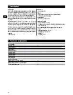 Предварительный просмотр 5 страницы Hilti TE 905-AVR Operating Instructions Manual