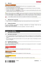 Preview for 23 page of Hilti TE DRS-4/6 Manual