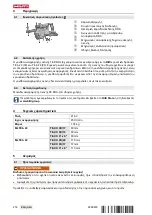 Предварительный просмотр 224 страницы Hilti TE DRS-4/6 Manual