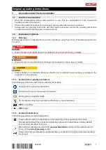 Предварительный просмотр 5 страницы Hilti TE DRS-B Original Operating Instructions