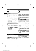 Предварительный просмотр 17 страницы Hilti TE DRS-M Operating Instructions Manual