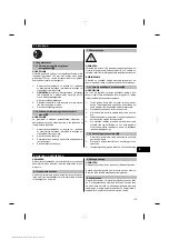 Preview for 122 page of Hilti TE DRS-M Operating Instructions Manual