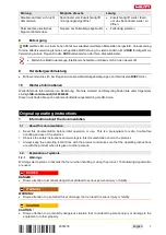 Предварительный просмотр 13 страницы Hilti TE DRS-Y Original Operating Instructions