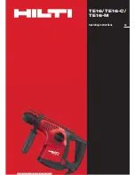 Preview for 1 page of Hilti TE16 Operating Instructions Manual
