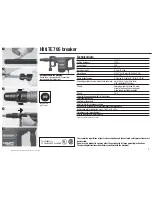 Preview for 3 page of Hilti TE705 Operating Instructions