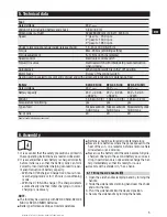 Предварительный просмотр 9 страницы Hilti UH 240-A Operating Instructions Manual