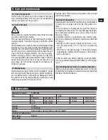 Предварительный просмотр 11 страницы Hilti UH 240-A Operating Instructions Manual